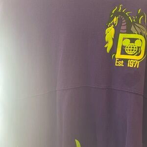 Purple Graphic Sweatshirt